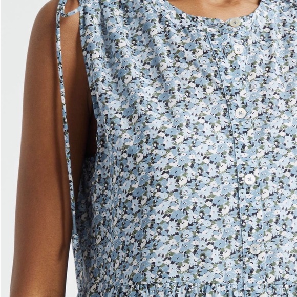 🆕Veronica Beard Blue Floral Mini Dress - Picture 3 of 6